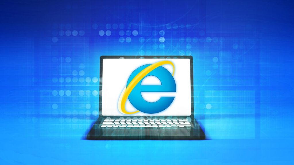 ilustração do internet explorer