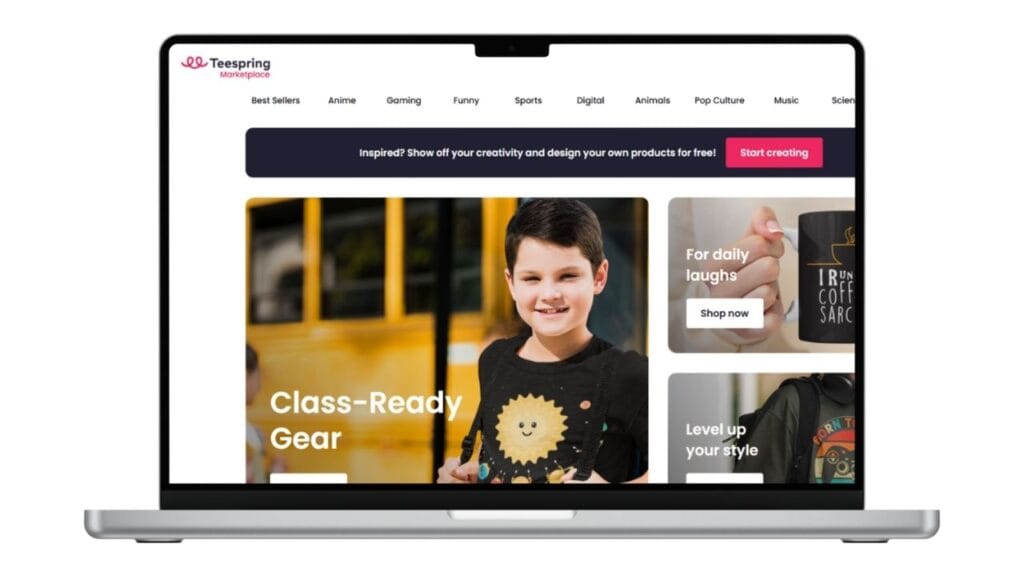Como ganhar dinheiro na internet no site Teespring