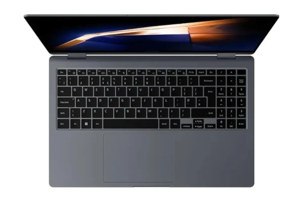 Imagem ilustrativa do novo Notebook Samsung.