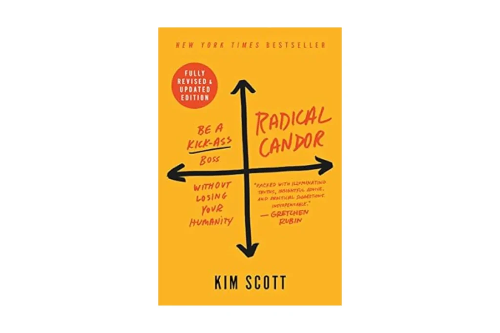 Capa do livro Radical Candor, de Kim Scott.