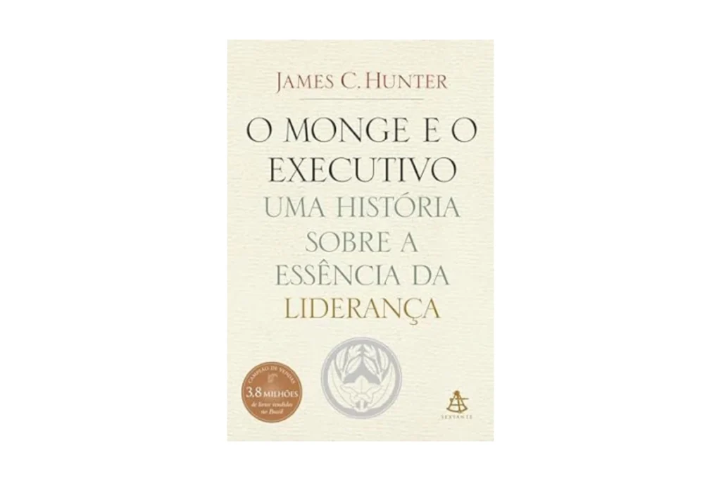 Capa do livro sobre liderança O Monge e o Executivo.