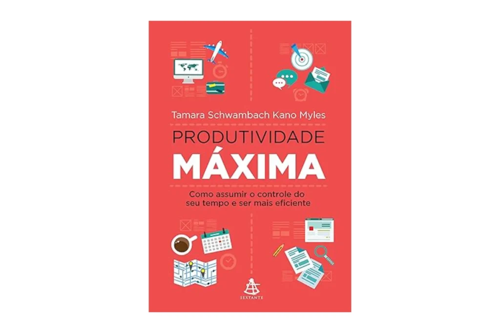 Capa do livro sobre produtividade "Produtividade Máxima".