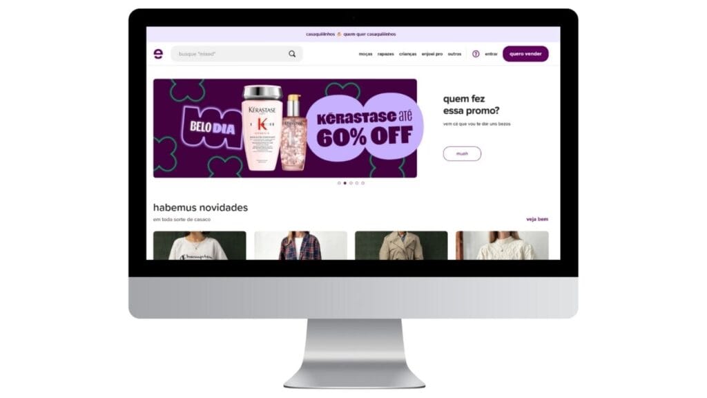 Sites para ganhar dinheiro: Enjoei