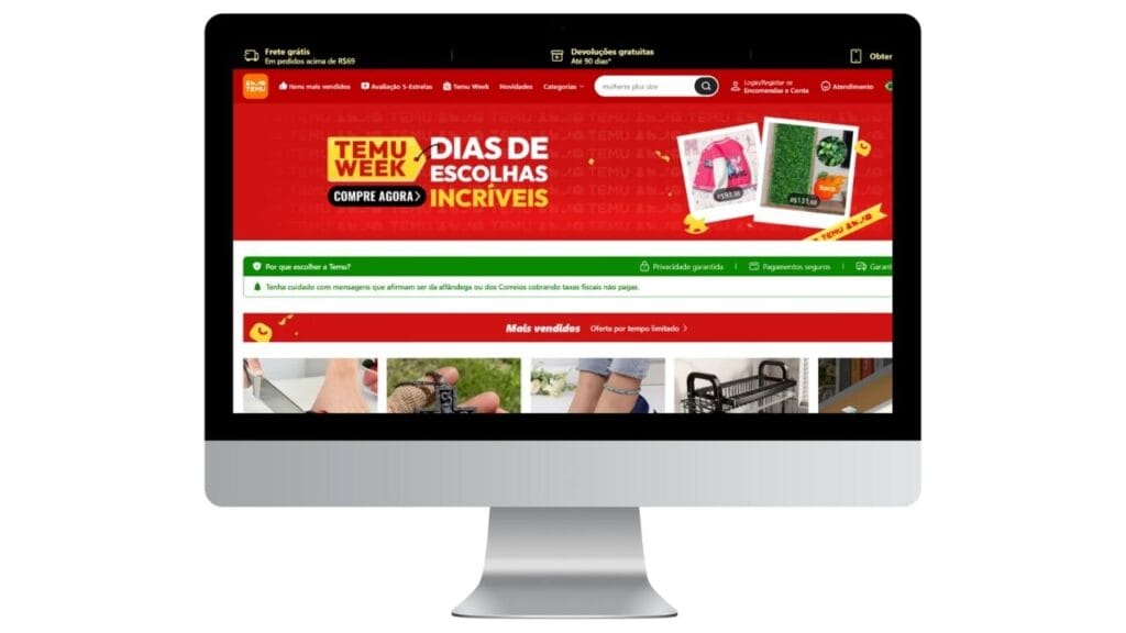 Sites para ganhar dinheiro: Temu