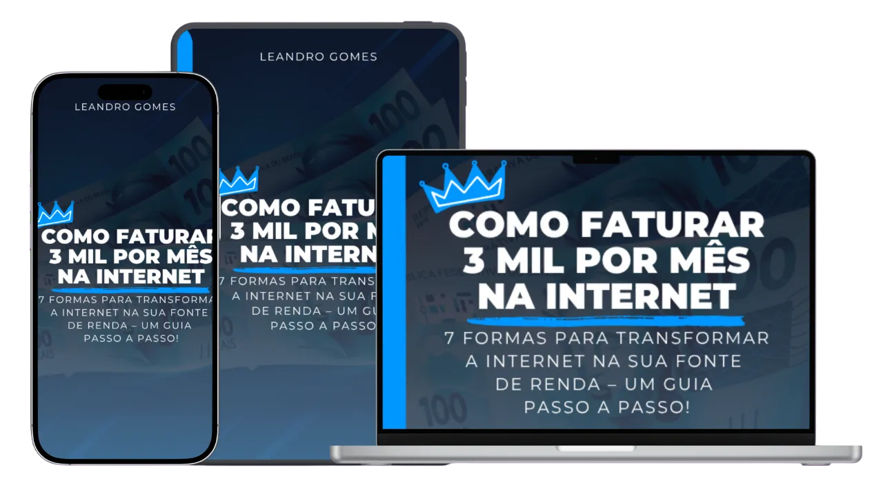 E-Book Como Faturar 3 Mil Por Mês na Internet